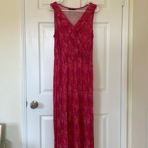 Long, pink dress M